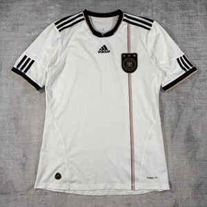 Germany Jersey Mens Medium White 2008 DFB Home Adidas Soccer ClimaCool Football